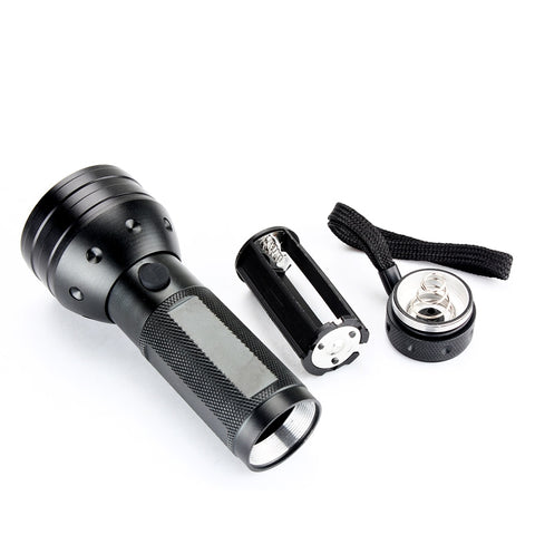 Portable Outdoor Black Flashlight