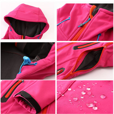 Windproof Soft Shell Fleece Jacket